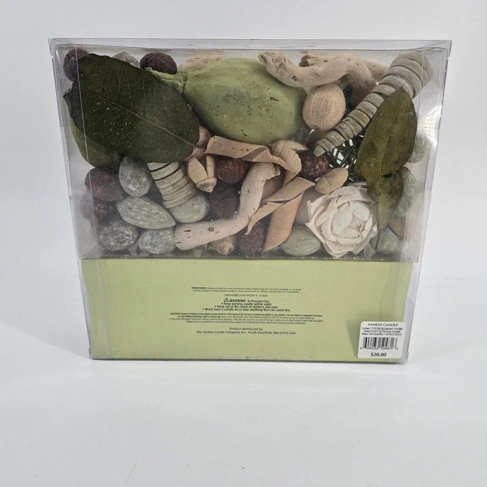 Yankee Candle Celebrate Home Garden Rose & Lime Potpourri and Tea Light Set NEW